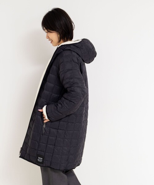 セール】◇【WEB限定】【TAION/タイオン】別注ボア×ダウンフードコート