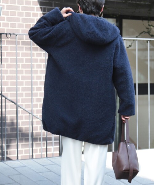 セール】◇【WEB限定】【TAION/タイオン】別注ボア×ダウンフードコート