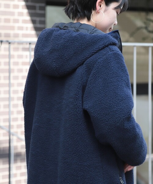 セール】◇【WEB限定】【TAION/タイオン】別注ボア×ダウンフードコート