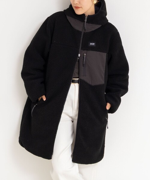 【TAION/タイオン】別注ボア×ダウンフードコート(リバーシブル) 24AW ◇【WEB限定】【TAION/タイオン】別注ボア×ダウンフードコート