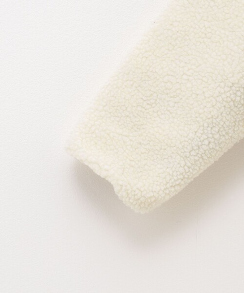 TAION（タイオン）の「◇【WEB限定】【TAION/タイオン】別注ボア×ダウンフードコート(リバーシブル)（ダウンジャケット/コート・レディース・ブラック/ホワイト系その他4/ネイビー・M/S）」の6枚目の写真