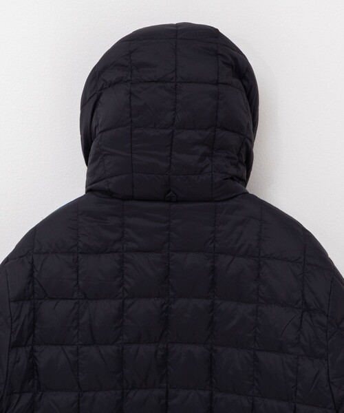 TAION（タイオン）の「◇【WEB限定】【TAION/タイオン】別注ボア×ダウンフードコート(リバーシブル)（ダウンジャケット/コート・レディース・ブラック/ホワイト系その他4/ネイビー・M/S）」の11枚目の写真