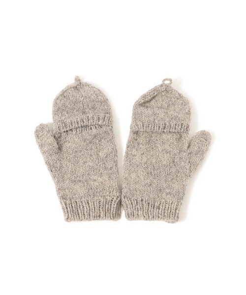セール】手編み フラワー刺繍 ミトン（手袋）｜BEAMS BOY（ビームス