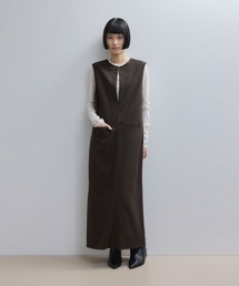 ADAM ET ROPE'（アダムエロペ）の「【WEB限定】2WAY MIXツイードジャンパースカート（ワンピース）」