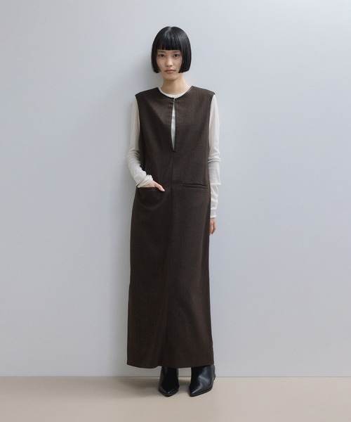 セール】【WEB限定】2WAY MIXツイードジャンパースカート（ワンピース