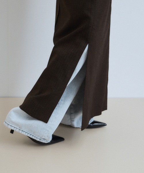 WEB限定】2WAY MIXツイードジャンパースカート（ワンピース