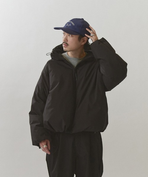 Lui's（ルイス）の「フードダウンブルゾン（ダウンジャケット/コート・メンズ・ブラック/ホワイト・S/M）」の15枚目の写真