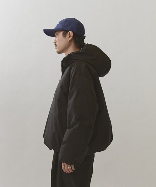 Lui's（ルイス）の「フードダウンブルゾン（ダウンジャケット/コート・メンズ・ブラック/ホワイト・S/M）」の16枚目の写真