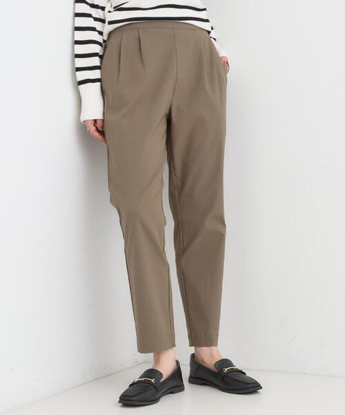 SHOO・LA・RUE（シューラルー）の「【洗える/S-LL/美脚シルエット】ハイパーストレッチ テーパードパンツ（その他パンツ・レディース・オレンジ/ベージュ/ブラック/カーキ・04/01/02/03）」の3枚目の写真