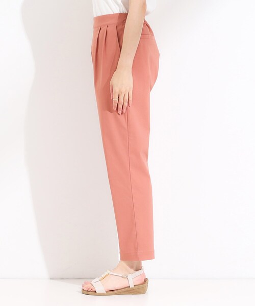 SHOO・LA・RUE（シューラルー）の「【洗える/S-LL/美脚シルエット】ハイパーストレッチ テーパードパンツ（その他パンツ・レディース・オレンジ/ベージュ/ブラック/カーキ・04/01/02/03）」の20枚目の写真