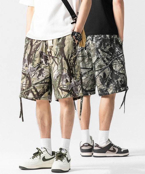 THE HITSS(ヒッツ)の「リアルツリーカモ ツイル ミリタリー ワイドショーツ(その他パンツ・メンズ・ベージュ系/グレー系・M/L)」の3枚目の写真