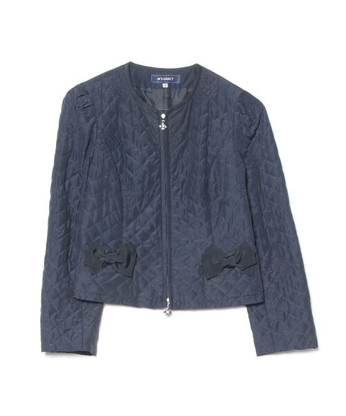 エムズグレイシー　ブルゾン セール/ブランド古着】M'S GRACY｜エムズグレイシーのブルゾン（ブルー