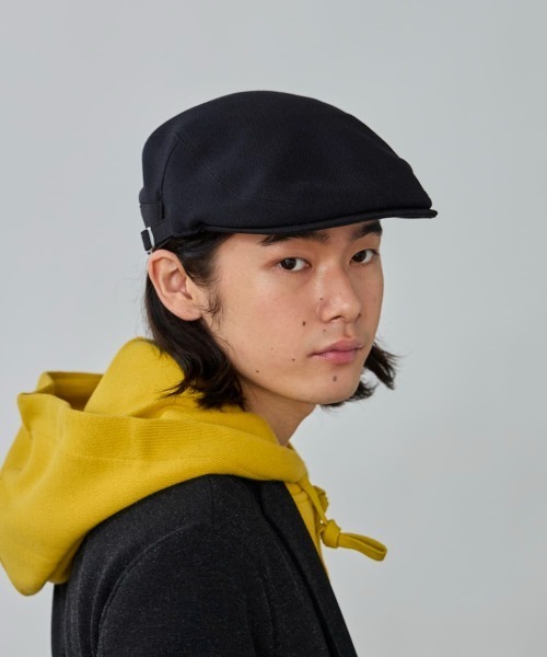 OVERRIDE(オーバーライド)の「OVERRIDE WOOL LIKE HUNTING / オーバーライド(ハンチング/ベレー帽・メンズ・ブラック/グリーン/ブラウン・60cm/58cm)」の2枚目の写真