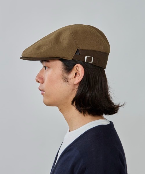 OVERRIDE(オーバーライド)の「OVERRIDE WOOL LIKE HUNTING / オーバーライド(ハンチング/ベレー帽・メンズ・ブラック/グリーン/ブラウン・60cm/58cm)」の14枚目の写真