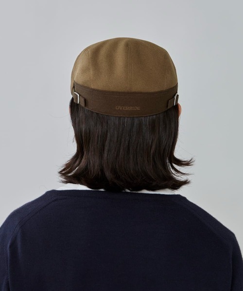 OVERRIDE(オーバーライド)の「OVERRIDE WOOL LIKE HUNTING / オーバーライド(ハンチング/ベレー帽・メンズ・ブラック/グリーン/ブラウン・60cm/58cm)」の15枚目の写真