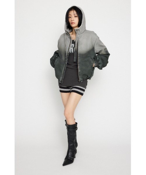 LAGUAGEM　GRADATION COTTON HOODIE ブルゾン セール】GRADATION COTTON HOODIE ブルゾン（ブルゾン）｜LAGUA GEM