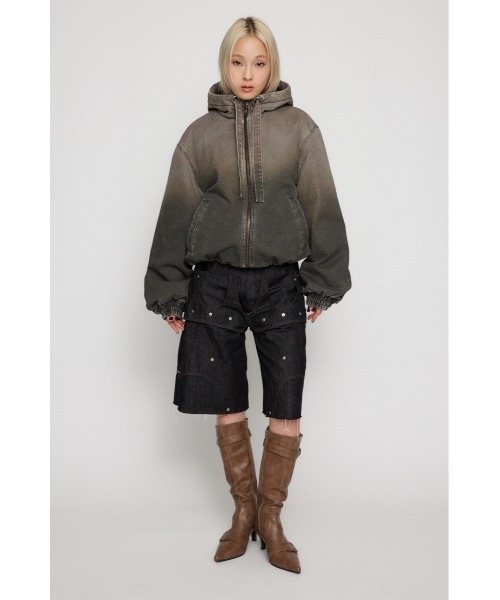 GRADATION COTTON HOODIE ブルゾン（ブルゾン）｜LAGUA GEM