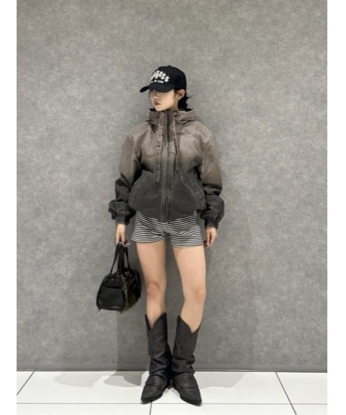 GRADATION COTTON HOODIE ブルゾン（ブルゾン）｜LAGUA GEM