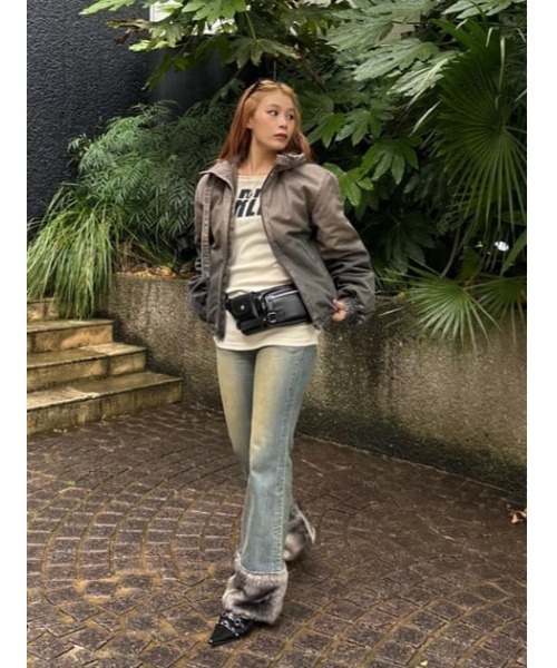 GRADATION COTTON HOODIE ブルゾン（ブルゾン）｜LAGUA GEM