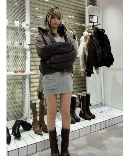 セール】GRADATION COTTON HOODIE ブルゾン（ブルゾン）｜LAGUA GEM