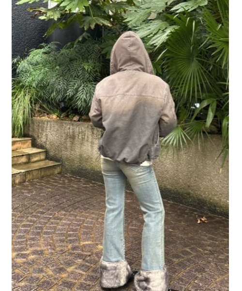 GRADATION COTTON HOODIE ブルゾン（ブルゾン）｜LAGUA GEM