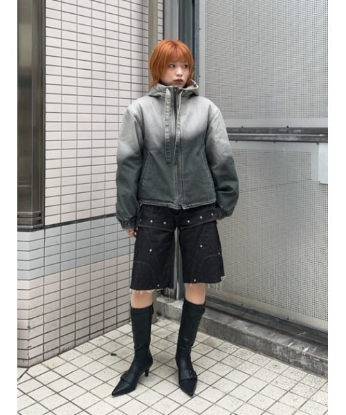 GRADATION COTTON HOODIE ブルゾン（ブルゾン）｜LAGUA GEM