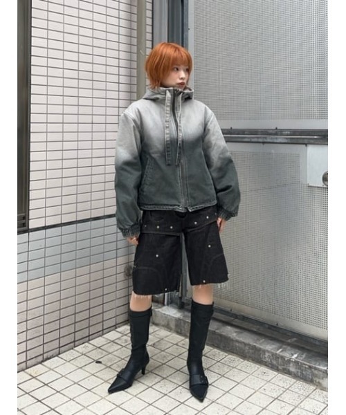 GRADATION COTTON HOODIE ブルゾン（ブルゾン）｜LAGUA GEM