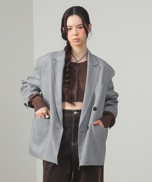 Ray BEAMS(レイビームス)の「4ボタン W ビッグ ジャケット(テーラードジャケット・レディース・グレー/その他・0/1)」の11枚目の写真