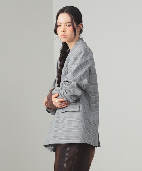 Ray BEAMS(レイビームス)の「4ボタン W ビッグ ジャケット(テーラードジャケット・レディース・グレー/その他・0/1)」の12枚目の写真