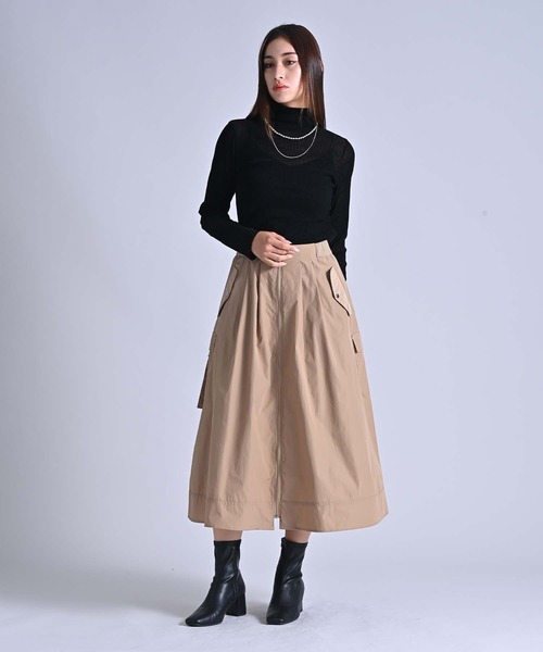 RAW FUDGE(ローファッジ)の「フロッキーストライプモックネックプルオーバー(Tシャツ/カットソー・レディース・ブラウン/ブラック/オフホワイト・M)」の12枚目の写真
