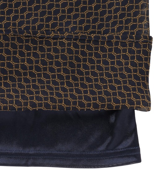 TOKYO SHIRTS(トウキョウシャツ)の「幾何学柄 シフォンブラウス 七分袖(シャツ/ブラウス・レディース・ブラウン/グレー/ネイビー・LL/M/L)」の17枚目の写真