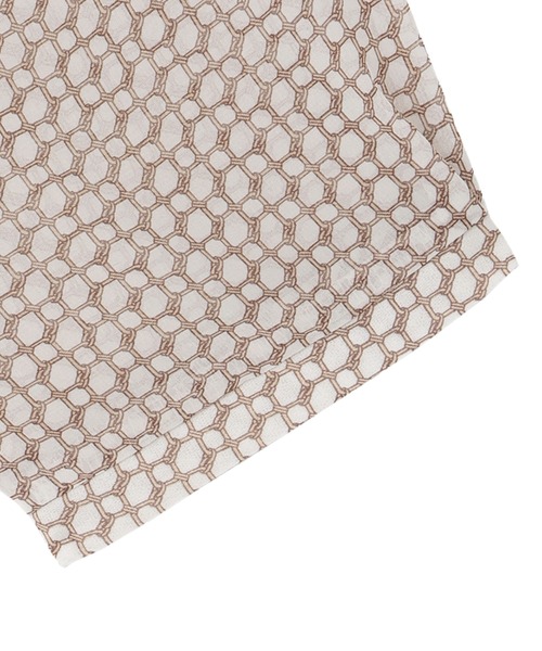 TOKYO SHIRTS(トウキョウシャツ)の「幾何学柄 シフォンブラウス 七分袖(シャツ/ブラウス・レディース・ブラウン/グレー/ネイビー・LL/M/L)」の11枚目の写真