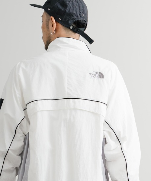 NO nameNIKE オフホワイト　専用ナイロンジャケット　S y15063-2.jpg