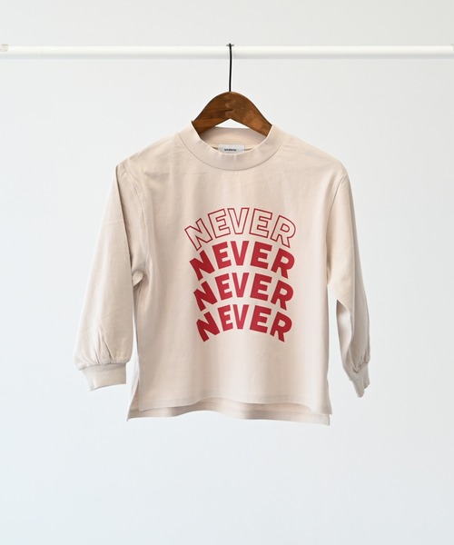 undeny.（アンディニ－）の「undeny/アンディニー NEVER L/S Tシャツ（Tシャツ/カットソー・キッズ・ベージュ系その他/チャコールグレー/ブラック・M/L/XL）」の18枚目の写真