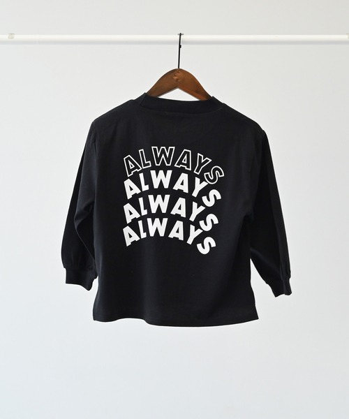 undeny.（アンディニ－）の「undeny/アンディニー NEVER L/S Tシャツ（Tシャツ/カットソー・キッズ・ベージュ系その他/チャコールグレー/ブラック・M/L/XL）」の21枚目の写真