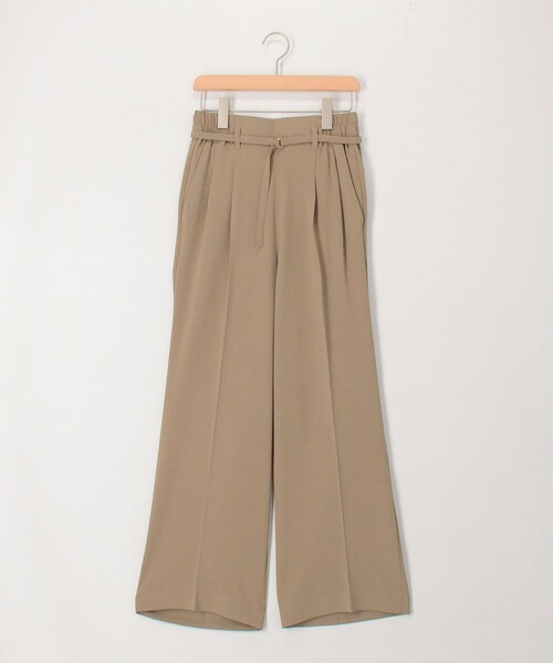 MICO COULIER（ミコクリエ）の「《セットアップ対応》ハイストレッチカルゼワッシャーパンツ（その他パンツ・レディース・ネイビー/キャメル・38/36）」の10枚目の写真