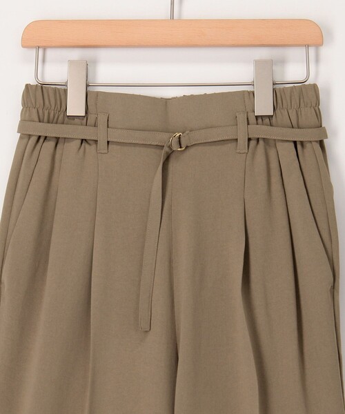 MICO COULIER（ミコクリエ）の「《セットアップ対応》ハイストレッチカルゼワッシャーパンツ（その他パンツ・レディース・ネイビー/キャメル・38/36）」の12枚目の写真