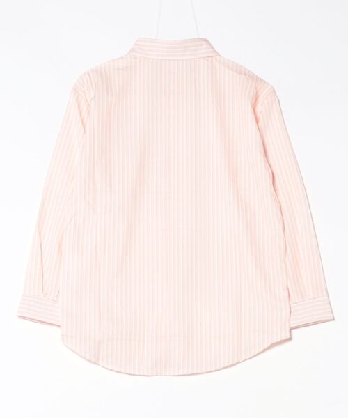 Mayree（メイリー）の「【Mayree】刺繍入り ストライプ 長袖 シャツ（シャツ/ブラウス・レディース・ピンク・LARGE/MEDIUM/SMALL）」の2枚目の写真