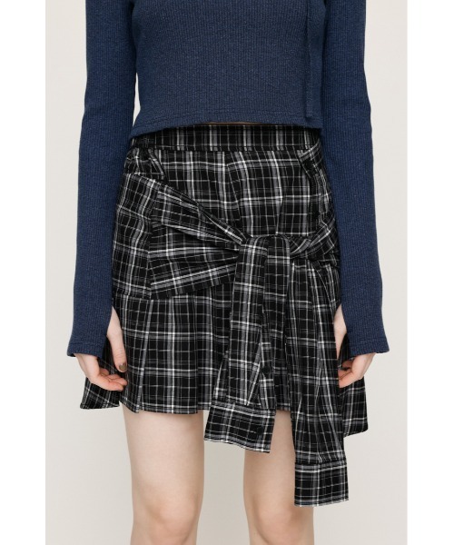 リメイクライクチェックミニスカート ダーリッチ Darich リメイクライクチェックミニスカート