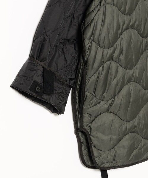 BEAMS BOY（ビームスボーイ）の「クレイジー デタッチ スリーブ ライナー（ブルゾン・レディース・ブラック/オリーブ・1/2）」の16枚目の写真