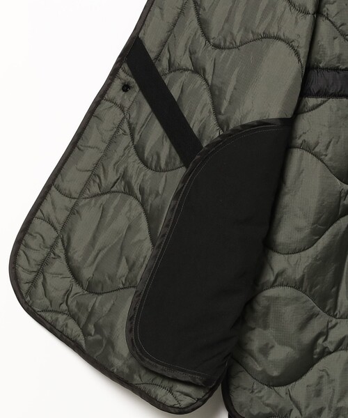 BEAMS BOY（ビームスボーイ）の「クレイジー デタッチ スリーブ ライナー（ブルゾン・レディース・ブラック/オリーブ・1/2）」の17枚目の写真