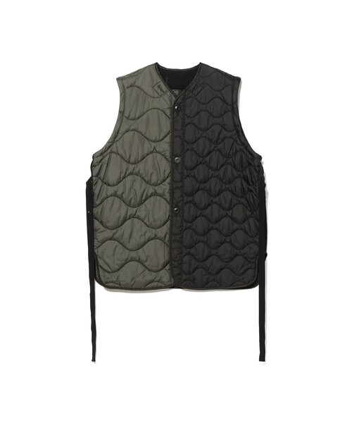 BEAMS BOY（ビームスボーイ）の「クレイジー デタッチ スリーブ ライナー（ブルゾン・レディース・ブラック/オリーブ・1/2）」の20枚目の写真