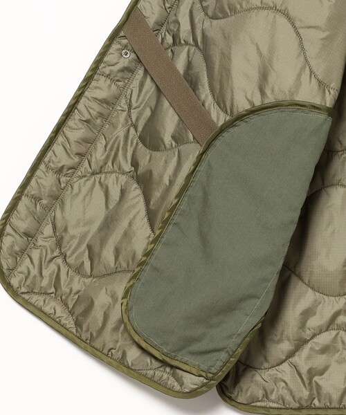 BEAMS BOY（ビームスボーイ）の「クレイジー デタッチ スリーブ ライナー（ブルゾン・レディース・ブラック/オリーブ・1/2）」の22枚目の写真