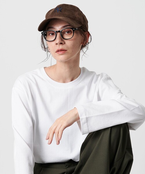【別注】＜NEW ERA＞スエードライク ロゴキャップ 別注】＜NEW ERA＞スエードライク ロゴ キャップ（キャップ