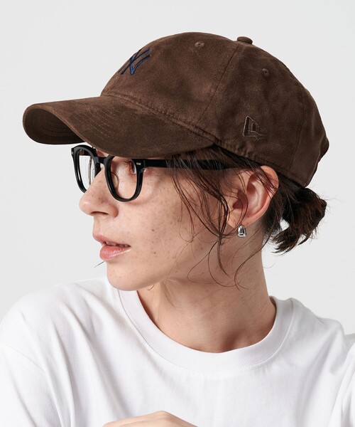 【別注】＜NEW ERA＞スエードライク ロゴキャップ 別注】＜NEW ERA＞スエードライク ロゴ キャップ（キャップ