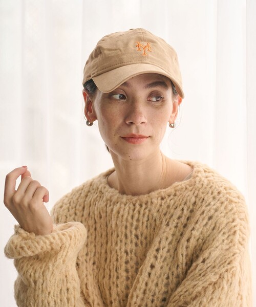 別注】＜NEW ERA＞スエードライク ロゴ キャップ（キャップ）｜NEW ERA