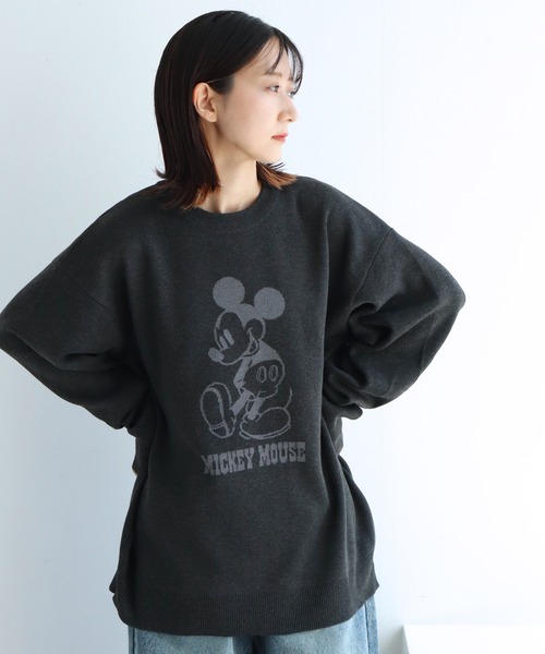 セール】【Disney/ディズニー】アートワークデザイン ジャガードニット