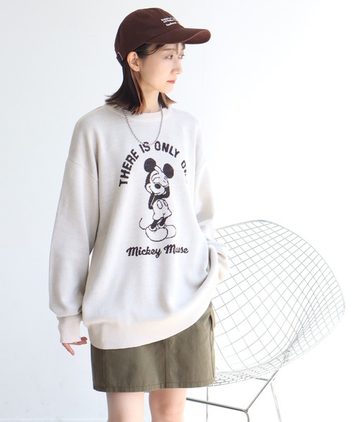 PEARLY GATES ディズニー ストライプセーター サイズ4 Symmetry GYDAスライダーニットトップス[品番：MKSW0060442]｜GYDA