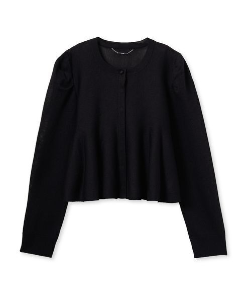 CELFORD ペプラムシアーニットカーディガン ペプラムシアーニットカーディガン（カーディガン/ボレロ