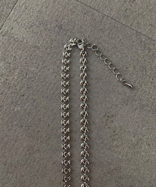 DouDou（ドゥドゥ）の「【SAKURA企画】アレルギー対応クラシッククラブチェーンネックレス（ネックレス・レディース・ゴールド/シルバー・FREE）」の5枚目の写真